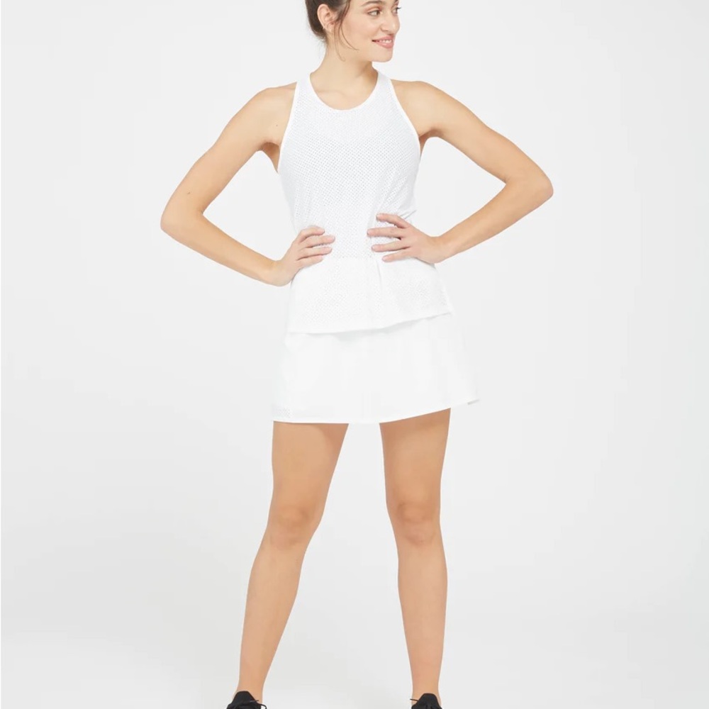 SPANX Get Moving 14” Skort White M